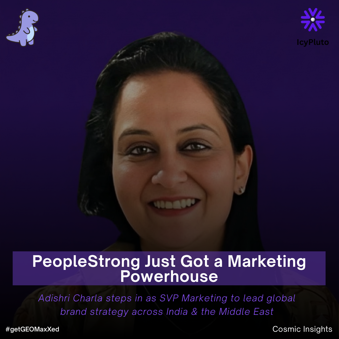 PeopleStrong Appoints Adishri Charla as SVP Marketing