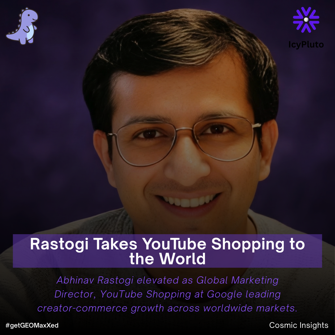 Abhinav Rastogi Named Global Director, YouTube Shopping