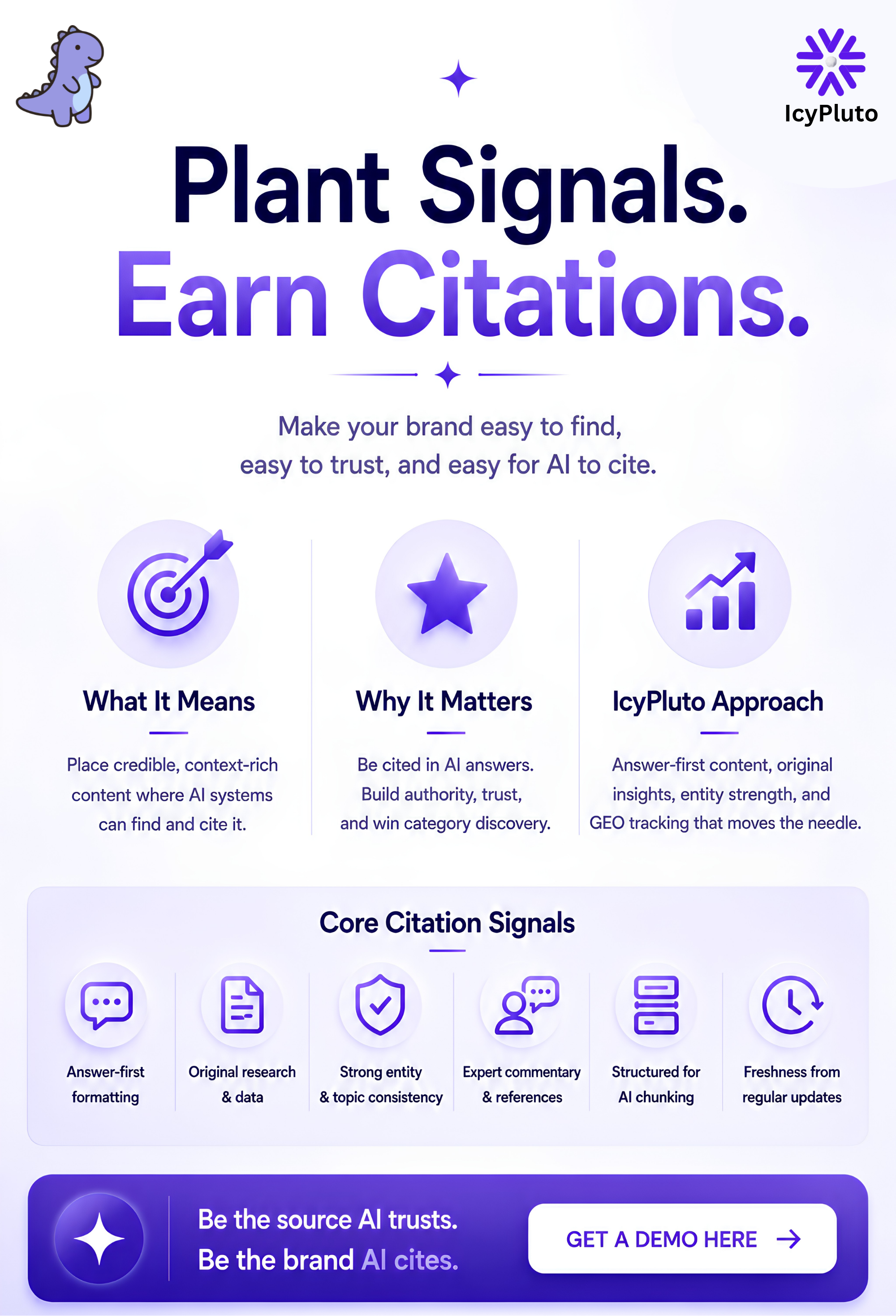 Citation Seeding for AI Answers: How IcyPluto Helps Brands Get Cited Faster